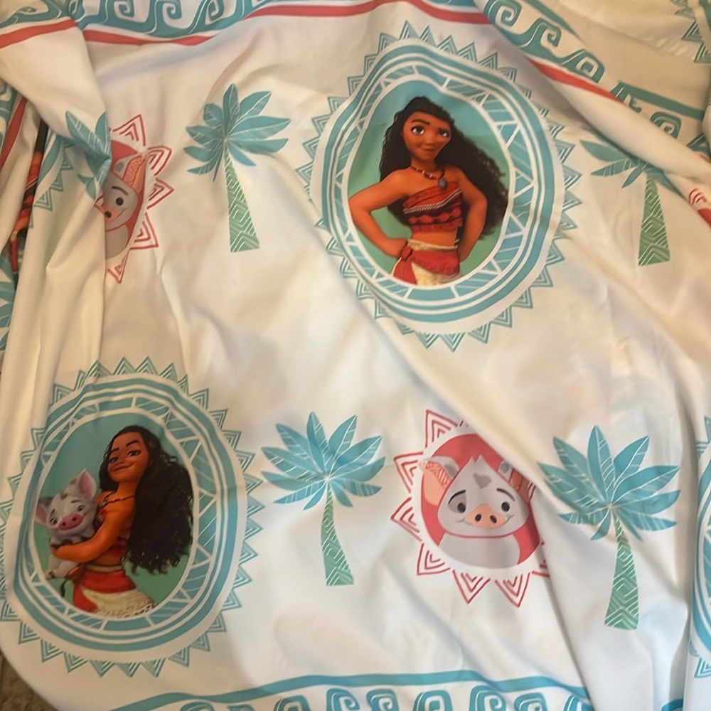 Disney Moana & Pua The Wave Twin Flat Sheet 🥥 🌴 ‼️PRICE DROP‼️